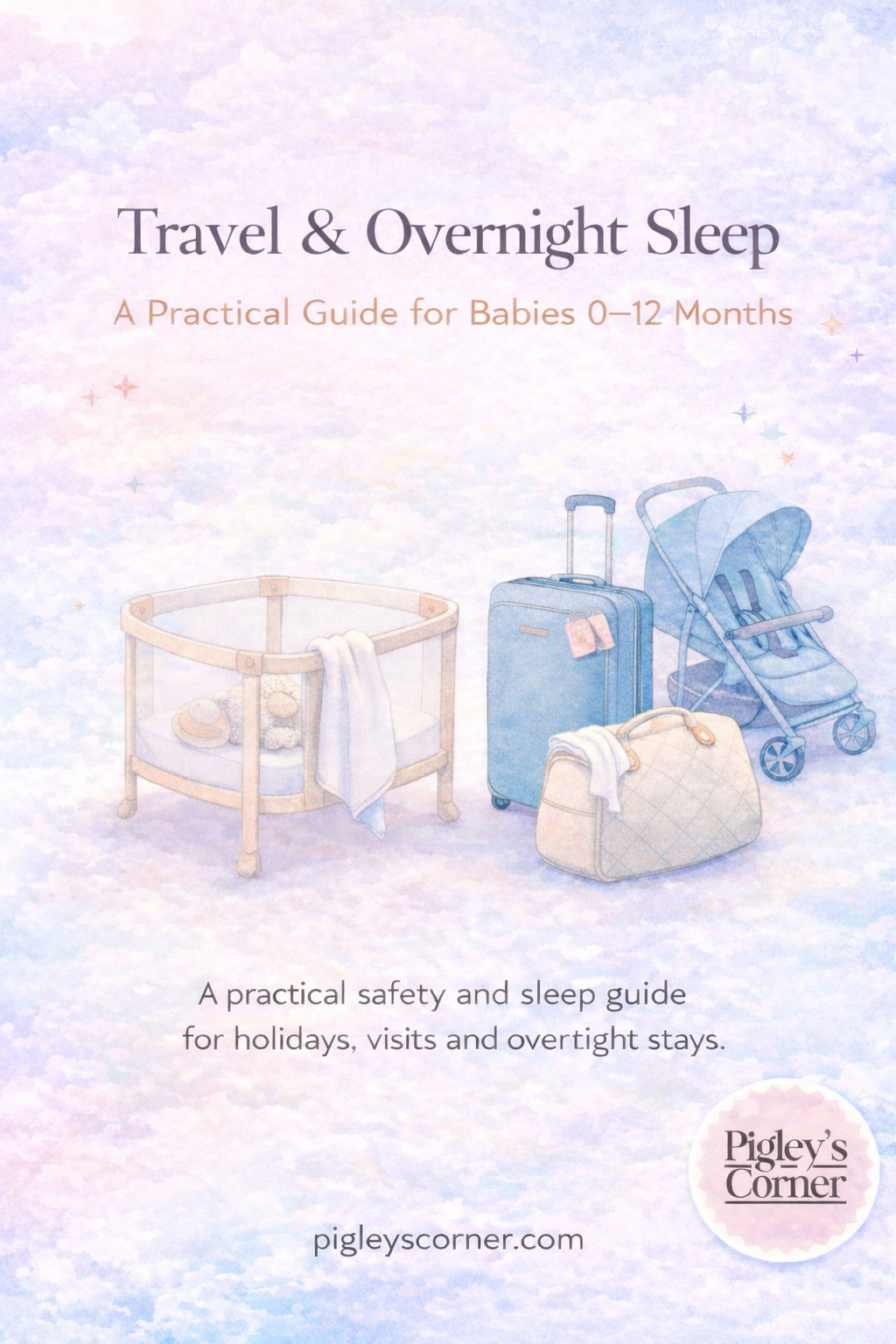 Guía de viaje y sueño nocturno para bebés (PDF digital Reino Unido)
