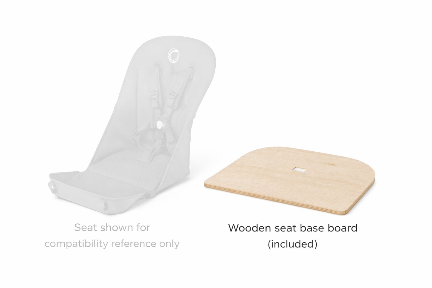 Planche de siège de poussette Bugaboo Cameleon 3 – Base de siège de rechange